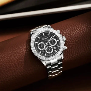 Relógio Masculino Vizzali Glacier Black Armado no Couro
