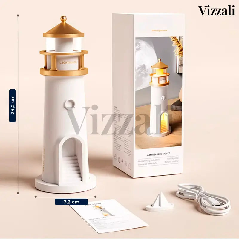 Lighthouse Vizzali™ - Luz Relaxante para um Ambiente Perfeito