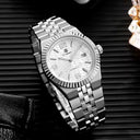 Relógio Masculino Vizzali Royale White visto de cima
